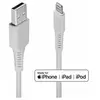Image de - Câble Lightning - Lightning mâle pour USB mâle - 50 cm - blanc - sans halogène