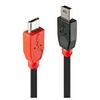 Image de - Câble USB - mini USB type B (M) pour Micro-USB de type B (M) - USB 2.0 OTG - 1 m - moulé - noir