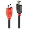 Image de - Câble USB - mini USB type B (M) pour Micro-USB de type B (M) - USB 2.0 OTG - 2 m - moulé - noir