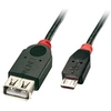 Image de Premium - Câble USB - USB (F) pour Micro-USB de type B (M) - USB 2.0 OTG - 50 cm - moulé - noir