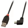 Image de - Câble USB - USB (M) pour mini USB type B (M) - USB 2.0 - 50 cm - moulé, connecteur à 90 °