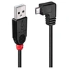 Image de - Câble USB - USB (M) pour Micro-USB de type B (M) - USB 2.0 - 50 cm - moulé, connecteur à 90 °