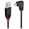 Image de - Câble USB - USB (M) pour Micro-USB de type B (M) - USB 2.0 - 1 m - moulé, connecteur à 90 °