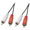 Image de Câble de raccordement 35661 Cinch-RCA audio [2x Cinch-RCA mâle - 2x Cinch-RCA mâle] 2.00 m noir