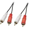 Image de Câble de raccordement 35664 Cinch-RCA audio [2x Cinch-RCA mâle - 2x Cinch-RCA mâle] 10.00 m noir