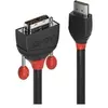 Image de Black Line - Câble adaptateur - liaison simple - HDMI mâle pour DVI-D mâle - 10 m - triple blindage - noir - rond, vis moletées