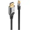 Image de CROMO - Câble DisplayPort - Mini DisplayPort (M) pour DisplayPort (M) - DisplayPort 1.2 - 1 m - support 4K - gris