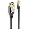 Image de CROMO - Câble DisplayPort - Mini DisplayPort (M) pour DisplayPort (M) - DisplayPort 1.2 - 3 m - support 4K - gris