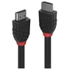 Image de Black Line - Câble HDMI avec Ethernet - HDMI mâle pour HDMI mâle - 1 m - triple blindage - noir - rond, support 4K