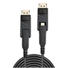 Image de Anthra Line - Câble DisplayPort - DisplayPort (M) pour DisplayPort (M) - DisplayPort 1.2 - 7.5 m - rond, support 4K - noir