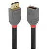 Image de Anthra Line - Rallonge de câble DisplayPort - DisplayPort (M) pour DisplayPort (F) - DisplayPort 1.4 - 50 cm - rond, support 8K60Hz (7680 x 4320) -