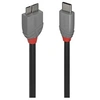 Image de Anthra Line - Câble USB - 24 pin USB-C (M) pour Micro-USB de type B (M) - USB 3.2 Gen 1 - 2 m - rond, bi-directionnel - noir