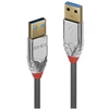 Image de CROMO - Câble USB - USB type A (M) pour USB type A (M) - USB 3.0 - 3 m - rond - gris