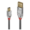 Image de CROMO - Câble USB - USB (M) pour mini USB type B (M) - USB 2.0 - 3 m - rond - gris