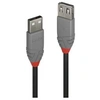 Image de Anthra Line - Rallonge de câble USB - USB (M) pour USB (F) - USB 2.0 - 2 m - rond - noir