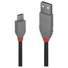 Image de Anthra Line - Câble USB - USB (M) pour Micro-USB de type B (M) - USB 2.0 - 3 m - rond - noir