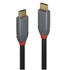 Image de Anthra Line - Câble USB - 24 pin USB-C (M) pour 24 pin USB-C (M) - USB 3.2 Gen 2x2 - 1 m - rond - noir