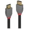 Image de Anthra Line - Câble HDMI avec Ethernet - HDMI mâle pour HDMI mâle - 30 cm - triple blindage - noir - rond, support 4K