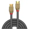 Image de Gold Line - Ultra High Speed - câble HDMI avec Ethernet - HDMI mâle pour HDMI mâle - 1 m - triple blindage - gris - rond, support 10K