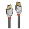 Image de Cromo Line - Câble HDMI avec Ethernet - HDMI mâle pour HDMI mâle - 50 cm - triple blindage - gris - support 4K