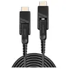 Image de - Câble HDMI avec kit Ethernet - 19 pin micro HDMI Type D mâle pour 19 pin micro HDMI Type D mâle - 30 m - cuivre hybride/fibre optique - noir -
