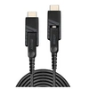 Image de - Câble HDMI avec kit Ethernet - 19 pin micro HDMI Type D mâle pour 19 pin micro HDMI Type D mâle - 40 m - cuivre hybride/fibre optique - noir -