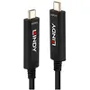 Image de Fibre Optic Hybrid USB Type C Video Cable - Câble USB - 24 pin USB-C (M) pour 24 pin USB-C (M) - 15 m - rond - noir
