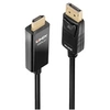Image de - Câble adaptateur - DisplayPort mâle pour HDMI mâle - 50 cm - blindé - noir - rond, support 4K, puce active