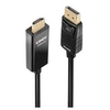 Image de - Câble adaptateur - DisplayPort mâle verrouillé pour HDMI mâle - 5 m - blindé - noir - puce active, support 4K60Hz (4096 x 2160)