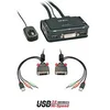 Image de Compact 2 Port KVM Switch - Commutateur écran-clavier-souris/audio/USB - 2 x KVM / audio / USB - 1 utilisateur local - de bureau