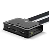 Image de 2 Port DisplayPort 1.2, USB Type C, USB 2.0 & Audio Cable KVM Switch - Commutateur écran-clavier-souris/audio - 2 x KVM / audio - 1 utilisateur local
