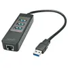 Image de Adaptateur Hub USB 3.1 & Ethernet Gigabit