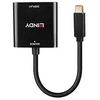 Image de - Adaptateur vidéo - 24 pin USB-C (M) pour DisplayPort (F) - DisplayPort 1.4 - 21 cm - noir