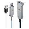 Image de - Câble USB - USB (M) pour USB (F) - USB 3.1 Gen1 - 30 m - Active Optical Cable (AOC) - bleu