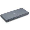 Image de - Station d'accueil - USB-C 3.2 Gen 1 / Thunderbolt 3 / Thunderbolt 4 - HDMI, 2 x DP - 1GbE - 24 Watt