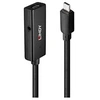 Image de - Câble d'extension USB - 24 pin USB-C (M) pour prise CC 3,5 mm, 24 pin USB-C (F) - USB 3.2 Gen 1 - 5 m - actif - noir