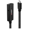 Image de - Câble d'extension USB - 24 pin USB-C (M) pour prise CC 3,5 mm, 24 pin USB-C (F) - USB 3.2 Gen 2 - 5 m - actif - noir
