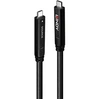 Image de - Câble USB - 24 pin USB-C (M) pour 24 pin USB-C (M) - USB 3.2 Gen 2 / DisplayPort 1.4 /Thunderbolt 3 - 20 V - 3 A - 15 m - rond, support 4K144Hz