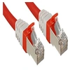 Image de Premium - Cordon de raccordement - RJ-45 (M) pour RJ-45 (M) - 30 cm - SFTP - CAT 6a - sans halogène - rouge