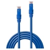 Image de Premium - Cordon de raccordement - RJ-45 (M) pour RJ-45 (M) - 10 m - UTP - CAT 6 - sans halogène, sans crochet - bleu
