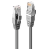 Image de Premium - Cordon de raccordement - RJ-45 (M) pour RJ-45 (M) - 90 m - Paire torsadée blindée (SSTP) - CAT 6 - sans halogène, sans crochet - gris