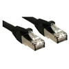 Image de Premium - Cordon de raccordement - RJ-45 (M) pour RJ-45 (M) - 5 m - Paire torsadée blindée (SSTP) - CAT 6 - sans halogène, sans crochet - noir