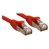 Image de Premium - Cordon de raccordement - RJ-45 (M) pour RJ-45 (M) - 5 m - Paire torsadée blindée (SSTP) - CAT 6 - sans halogène, sans crochet - rouge