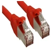 Image de Premium - Cordon de raccordement - RJ-45 (M) pour RJ-45 (M) - 15 m - Paire torsadée blindée (SSTP) - CAT 6 - sans halogène, sans crochet - rouge