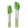 Image de - Cordon de raccordement - LC multi-mode (M) pour LC multi-mode (M) - 1 m - fibre optique - duplex - 50 / 125 microns - OM5 - sans halogène - citron