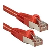 Image de - Cordon de raccordement - RJ-45 (M) pour RJ-45 (M) - 50 cm - SFTP, PiMF - CAT 6a - sans halogène, moulé, sans crochet - rouge