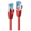 Image de - Cordon de raccordement - RJ-45 (M) pour RJ-45 (M) - 5 m - SFTP, PiMF - CAT 6a - sans halogène, moulé, sans crochet - rouge