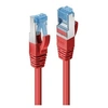 Image de - Cordon de raccordement - RJ-45 (M) pour RJ-45 (M) - 15 m - SFTP, PiMF - CAT 6a - démarré, sans halogène, sans crochet - rouge