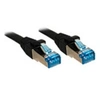 Image de - Cordon de raccordement - RJ-45 (M) pour RJ-45 (M) - 7.5 m - SFTP, PiMF - CAT 6a - sans halogène, moulé, sans crochet - noir
