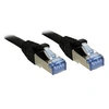Image de - Cordon de raccordement - RJ-45 (M) pour RJ-45 (M) - 30 m - SFTP, PiMF - CAT 6a - sans halogène, sans crochet - noir
